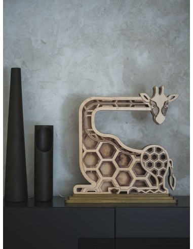 Lampada Giraffa LED Smart Artigianale Double-Sided | FlamboFun
