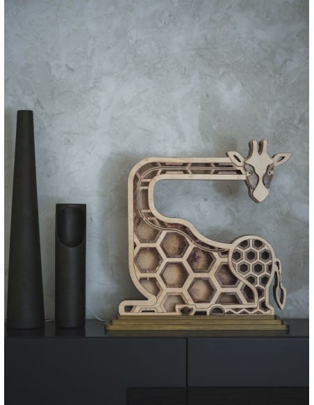 Lampada Giraffa LED Smart Artigianale Double-Sided | FlamboFun