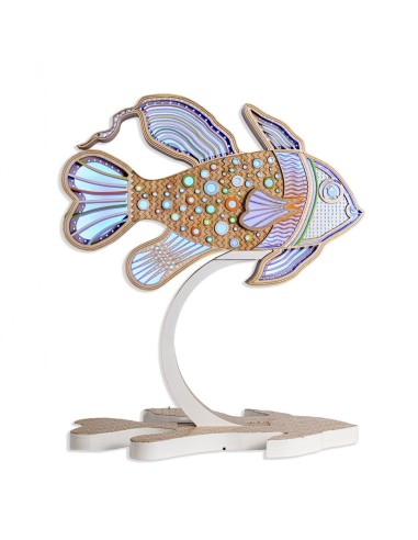 Art Lampada Pesce LED Smart Artigianale Double-Sided | FlamboFun