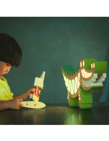 Coccodrillo: Lampada LED Smart Double-Sided e Brevettata | FlamboFun