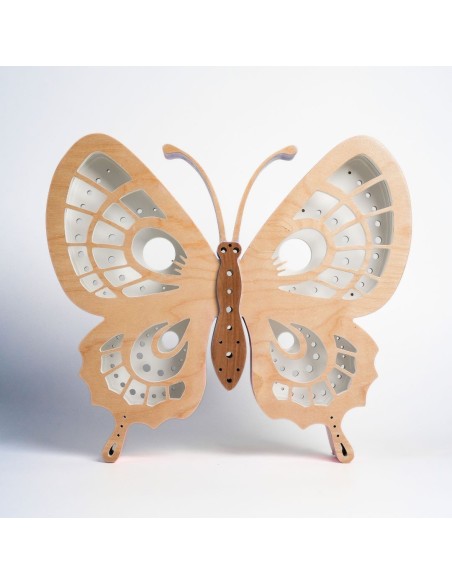 Farfalla Standbyme: Lampada LED Smart Double-Sided in Legno | FlamboFun