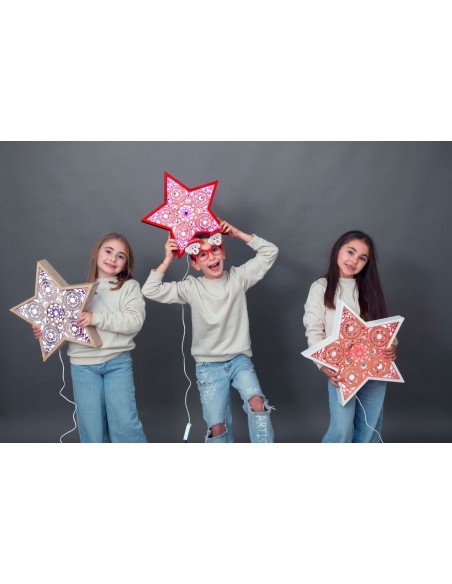 Lampada Stella LED Smart Artigianale Double-Sided | FlamboFun