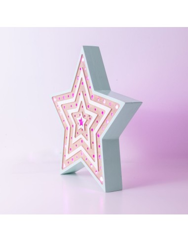 Lampada Stella LED Smart Artigianale Double-Sided | FlamboFun