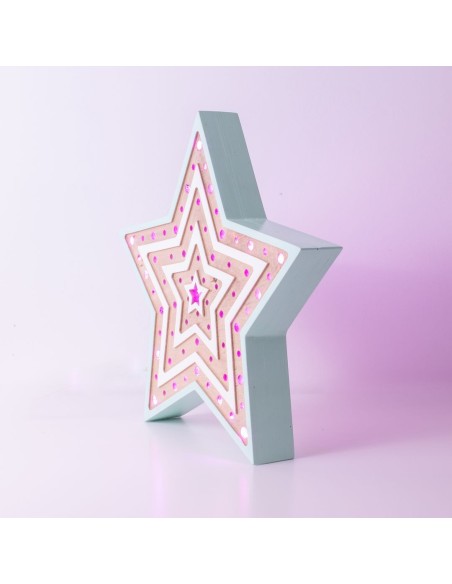 Lampada Stella LED Smart Artigianale Double-Sided | FlamboFun