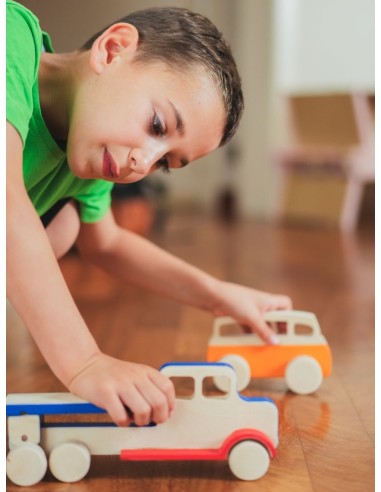 Camion in Legno "Big Truck" Giocattolo per Bambini 1+ | 24,5cm