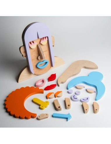 Gioco Face Magnetico Legno 5+ - Creatività e Apprendimento