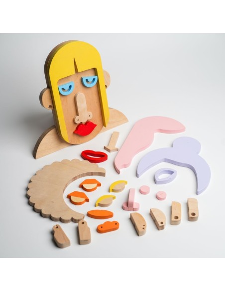 Gioco Face Magnetico Legno 5+ - Creatività e Apprendimento